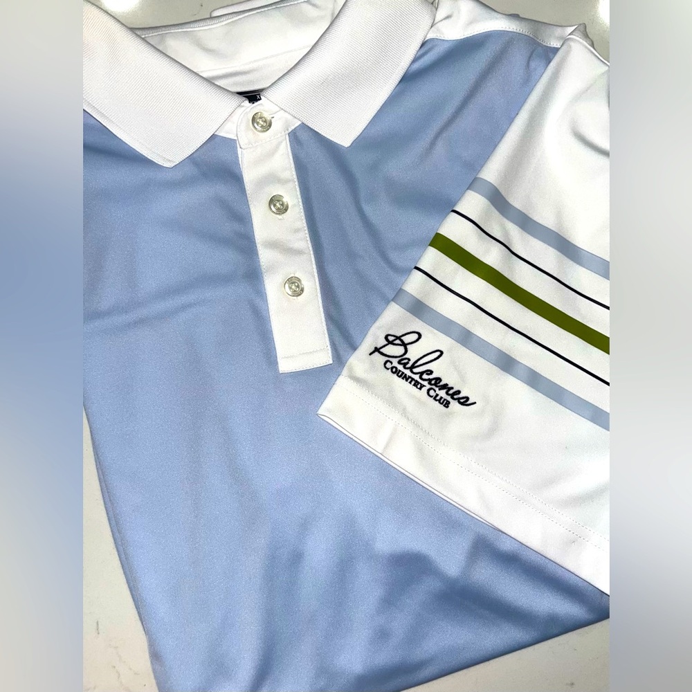 Men’s CALLAWAY Light Blue Polo 100% polyester‎ Size XXL